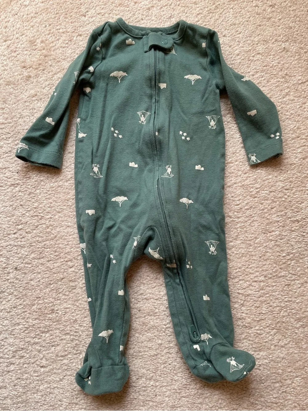 One-Piece Footed Pajamas